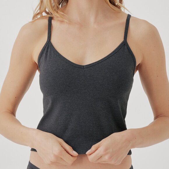 PACT Everyday Shelf Bra Cropped Camisole - Picture 1 of 5